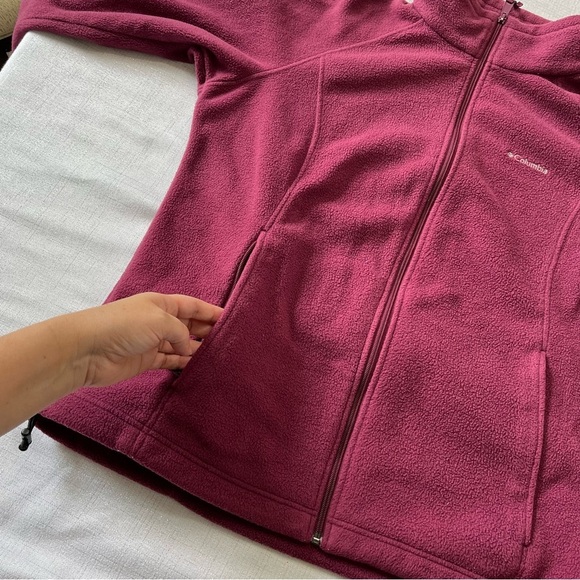 Columbia Women's Benton Springs Full Zip Fleece Jacket  Plus Size 1X - Picture 6 of 9
